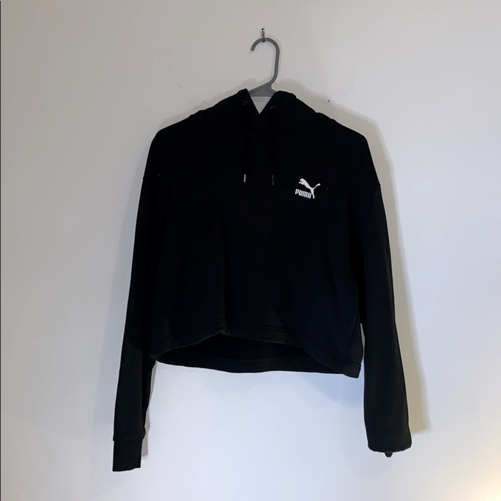 PUMA Cropped Hoodie Sweater
